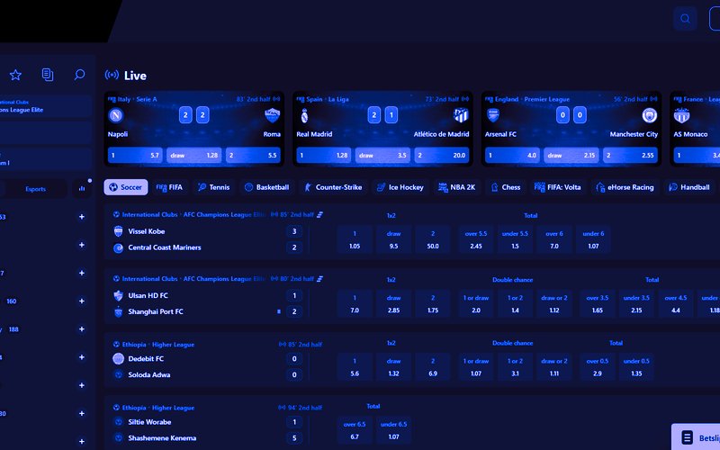 Betify Sportwetten - eSports und Fußball mit Casino-Bonus kombinieren