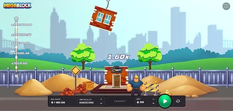 MegaBlock Schwierigkeitsgrade und Modi