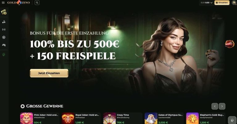 Goldzino Bonus ohne Einzahlung