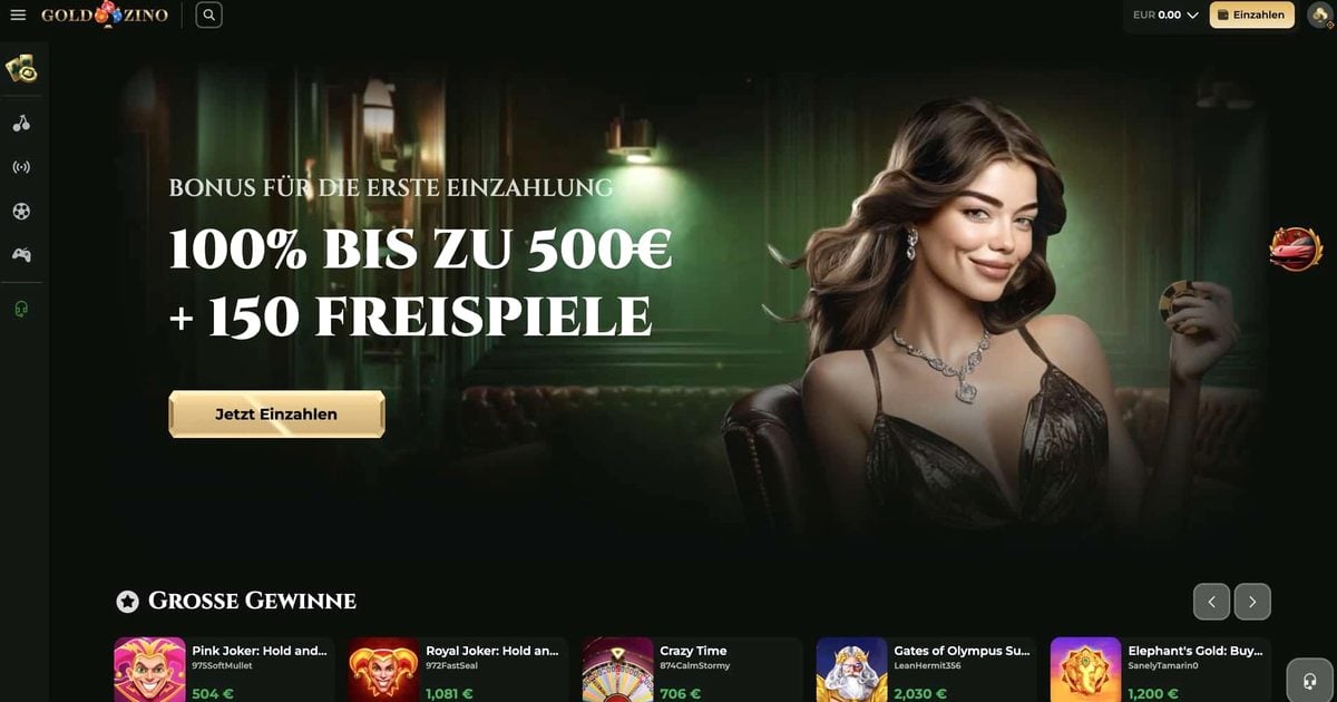 Goldzino Bonus ohne Einzahlung